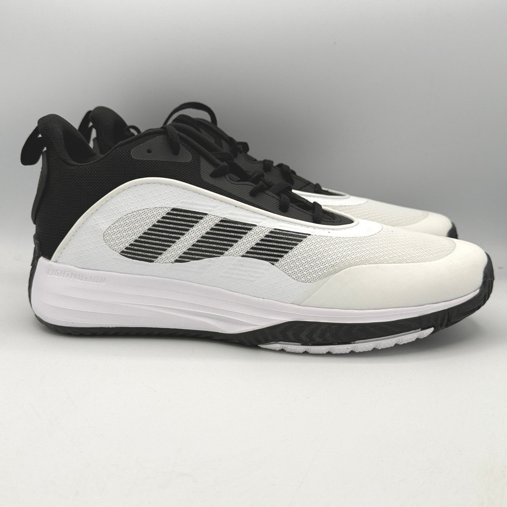 Adidas OwnTheGame 3.0 Shoes Mens Size 12 White Black Basketball IF4565